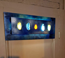 Charger l'image dans la galerie, Tableau 5 agates multicolors lumineux
