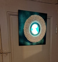 Charger l'image dans la galerie, Tableau agate lumineuse verte
